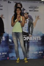 Kriti Sanon celebrate World Dance day during the promotion of upcoming film Heropanti on 28th April 2014